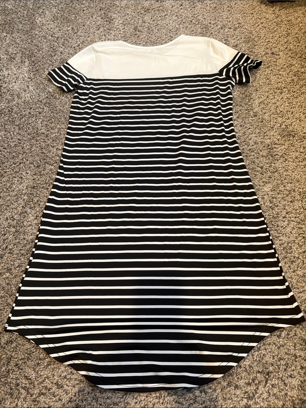 Black and White Striped Dress - Picture 2 of 2